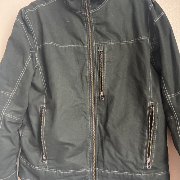 EUC Men's MED KUHL Vintage Patina Dye Jacket, Dark Green - Picture 6 of 10